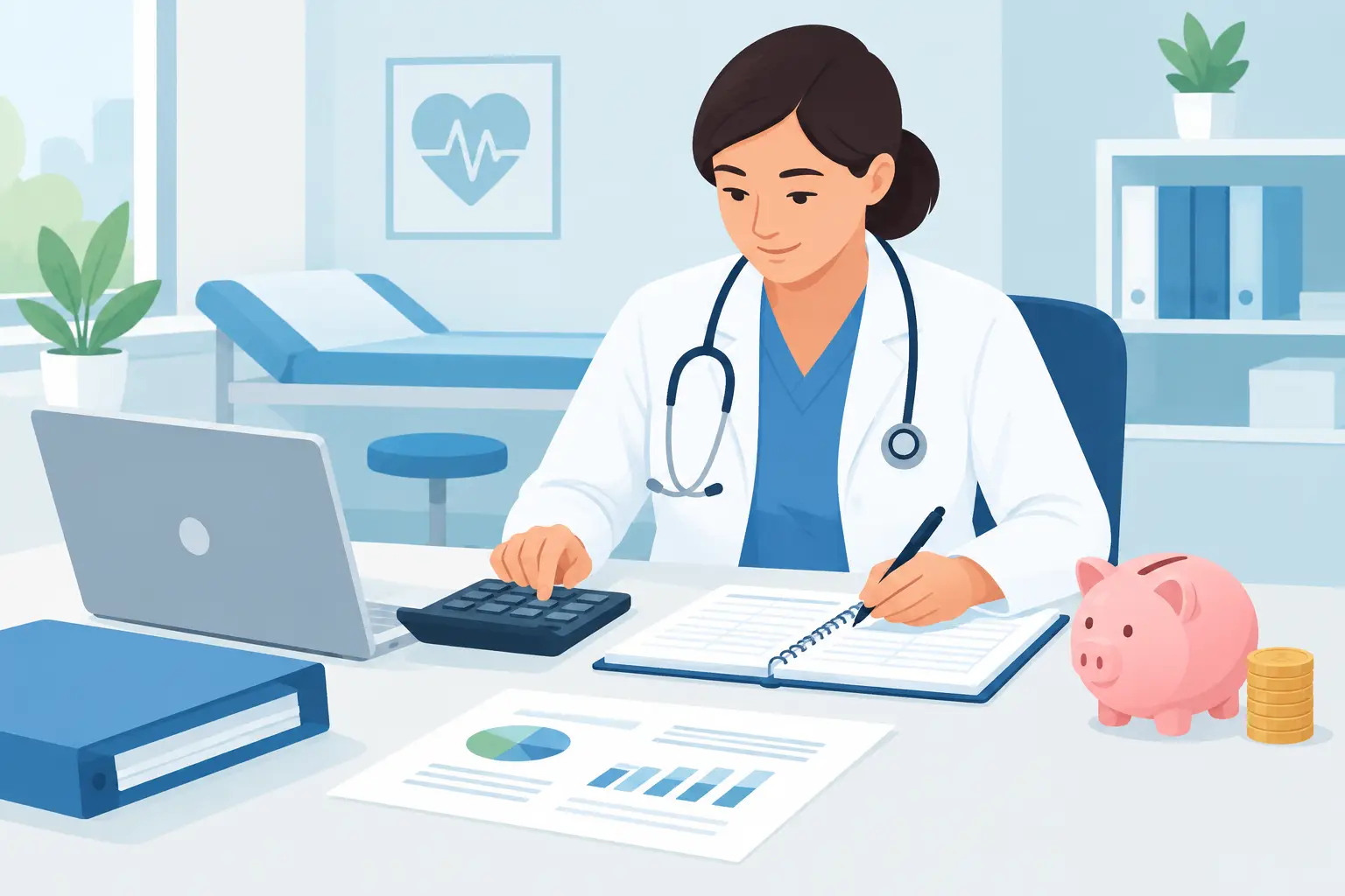 Medical Practice Bookkeeping Example for Clinics
